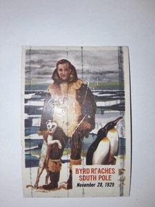 1954 Topps Scoop # 56 Byrd Reaches South Pole Misprint!