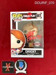 Brad Dourif autographed signed Chucky Funko Pop #841 Child's Play 2 Beckett COA - Picture 1 of 2