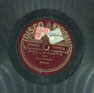 Disco TANGO FRANCISCO CANARO - ROMANTICO FULERO / GALLEGUITA - 78 - Imagen 1 de 2