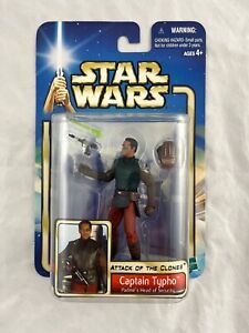 Star Wars - Captain Typho - Action Figure - Attack of the Clones - NEW