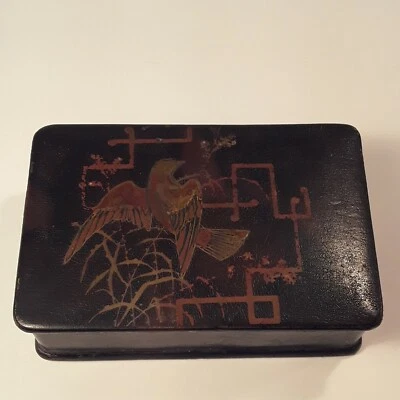 Antique Japanese Edo Period Lacquer Box - Image 1 of 4