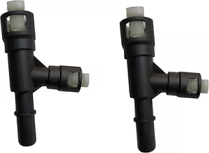 2 Pcs Black Heater Hose T Connector 15055342 15055343 for Cadillac Escalade E... - Picture 1 of 5