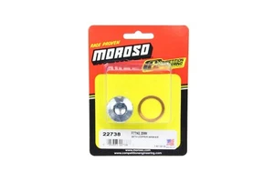 Moroso 22738 LS Low Oil Pressure Switch Plug 20mm x 1.5 Brass Internal Hex Head - Picture 1 of 3