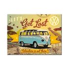 Nostalgic-Art - Kraft tablica Magnes na lodówkę Mocny - VW Bulli Let's Get