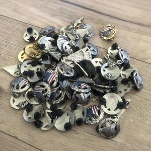 Motorcycle Pin Lot Biketoberfest Daytona Bike Week Lapel Pinbacks Set Of 5 - Picture 1 of 9