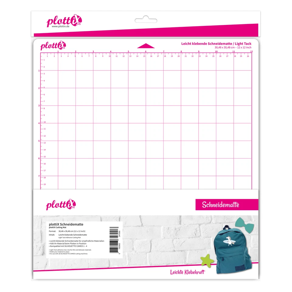 Schneidematte plottiX 12 x 12 Zoll leicht klebend - Bild 1 von 1