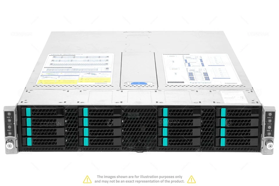 Intel H2216XXKR2 4x HNS2600KPR 8x Xeon E5-2640 V4 448GB RAM 4x 960GB SSD - Image 1 of 4
