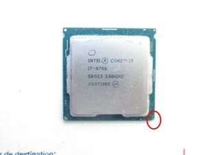 Intel Core i7-9700 3.0 GHz Octo-Core (SRG13) Processor - Photo 1/2