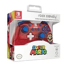 PDP Nintendo Switch Pro Controller Gaming Switch Pro- Mario - Rot - Official