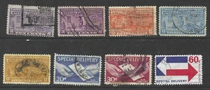 US SPECIAL DELIVERY STAMPS - E15-E18, E15a, E20-E21, E23 - USED - Picture 1 of 1