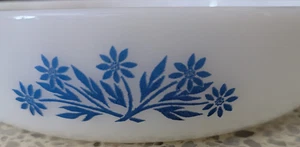 Vintage Anchor Hocking Fire King 9 Inch Casserole #429 USA Corn Flower Blue - Picture 1 of 5