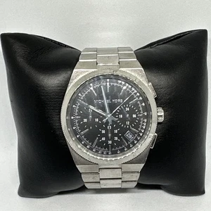 Michael Kors Channing MK6054 Men's Silver Stainless Steel Analog Watch HME559 - Picture 1 of 11