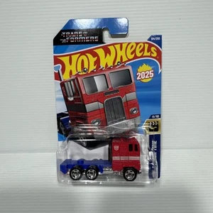Hot Wheels Transformers Optimus Prime #104 Mainline 2025 - Brand New. - Picture 1 of 6