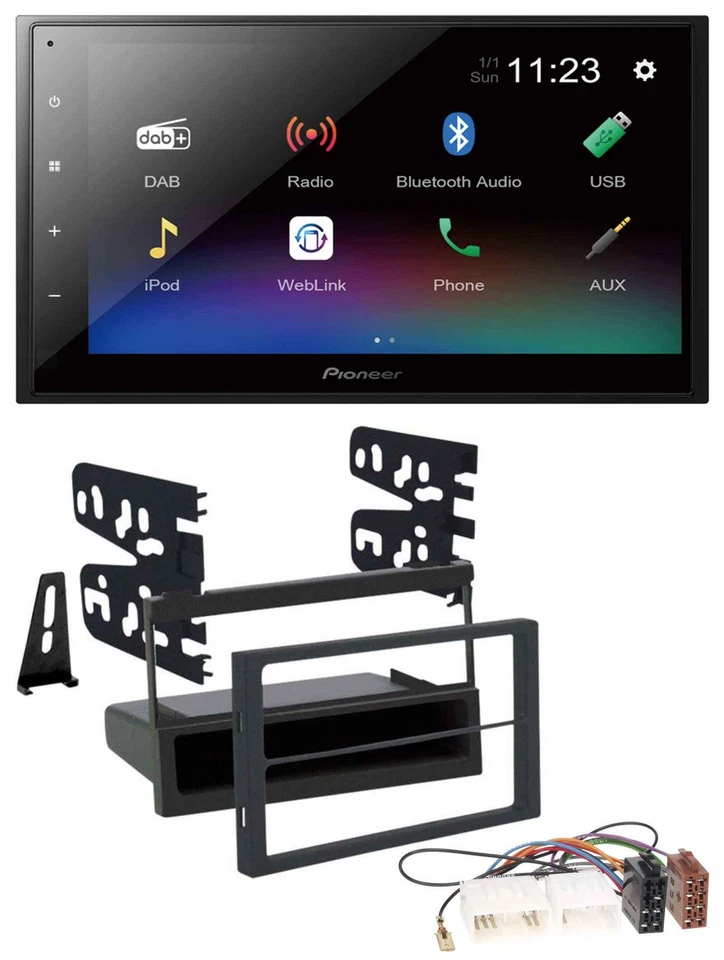 Pioneer USB Bluetooth DAB 2DIN MP3 Autoradio für Mazda 626 99-02 MPV 96-99 MX5 0 - Bild 1 von 4