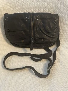 Bolso Bandolera Pequeño MALABABA Negro Cuero Suave - MUY BONITO - Imagen 1 de 6
