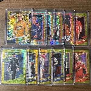 NASCAR 2022 Optic Gold Pulsar 12 Card Lot - Promo Donruss Racing Panini - Picture 1 of 3