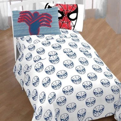 Marvel Spiderman Twin Size Sheet Set - 3 Piece Kid’s Bedding - Super Soft - Image 1 of 3