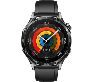 Huawei Watch GT 5 Smartwatch - 46mm - Fluoroelastomer Strap - Black - Picture 1 of 12