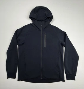 Chaqueta con Capucha Uniqlo Dry Stretch Cremallera Completa Azul Marino Para Hombre Talla M - Imagen 1 de 16