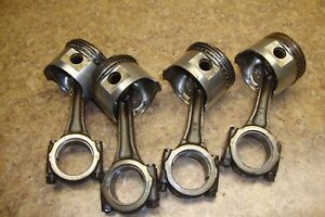 1975 Honda Goldwing GL1000 GL 1000 Gold Wing Engine Pistons Connecting Rods GL1