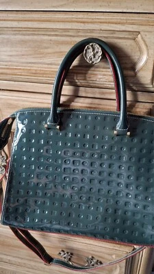 Bolso Arcadia Clizia italiano charol y estampado de pitón 13x15x5 Foto 1 de 4