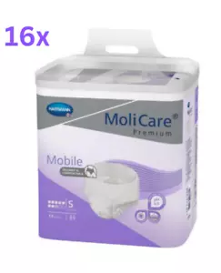 MoliCare Premium Mobile 8 Tropfen in Größe S 16x14 = 224 Stück Inkontinenzhosen - Bild 1 von 2