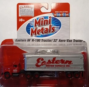 CMW Mini Metals #31114 '54 IH Tractor/32' Aerovan Trlr. Eastern Motor Express - Picture 1 of 1
