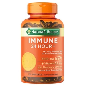 Nature's Bounty 120 Soft gels Immune 24 Hour+, Exp: 04/2026+Free Shipping - Picture 1 of 1