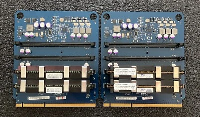 LOTE DE 2 tarjetas verticales de memoria Apple para A1186 Mac Pro 3,1 820-2178-B con 8 GB de RAM Foto 1 de 4