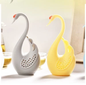 2PCS Creative Cute Tea Infuser Swan Silicone Tea Infusers Tea Strainer - Picture 1 of 4
