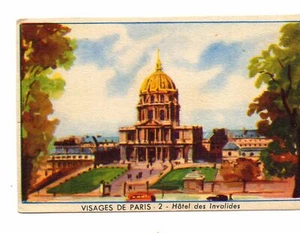 ANCIEN CHROMO - VISAGES DE PARIS - 2: HOTEL DES INVALIDES - Picture 1 of 1