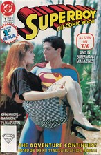 SUPERBOY #1 (PHOTO COVER)(1990) COMIC BOOK ~ DC Comics