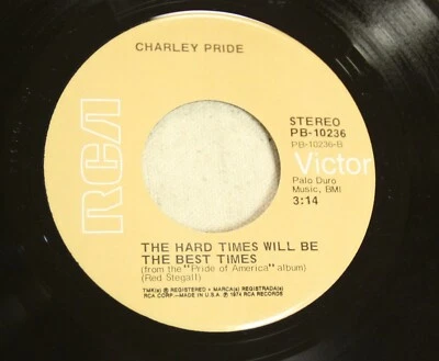 Charley Price Hard time will be the best Times / Ain't all Bad - 45 rpm vinyl  - Image 1 of 4