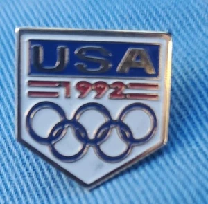 1992 Olympic USA Lapel Pin Pinback Dream Team Vintage United States of America - Picture 1 of 2