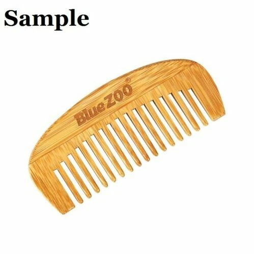 Customize Logo-100pcs Bamboo Wood Combs Beard Comb Wide Tooth Massage Hair - Image 1 of 4