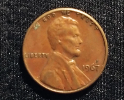 1967 Lincoln Penny No Mintark Error l Cover