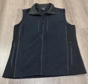 Chaleco polar Kuhl Interceptr cremallera completa para hombre XL azul marino - Imagen 1 de 4