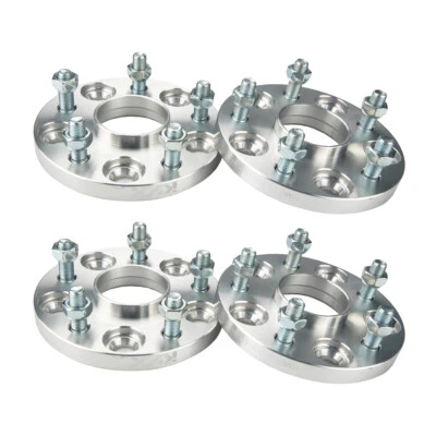 4Pcs 5x4.5 15mm Hubcentric Wheel Spacers Adapters 12x1.5 Studs For Lexus Toyota - Image 1 of 4