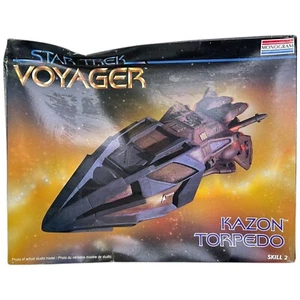 Star Trek Voyager Kazon Torpedo Modelo Kit Habilidad 2 Monograma 1996 Caja Abierta - Imagen 1 de 8