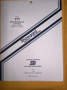 SHOWGARD STAMP MOUNTS 265/171 - 264/171 HELPING CHILDREN LEARN, ETC - Picture 1 of 3