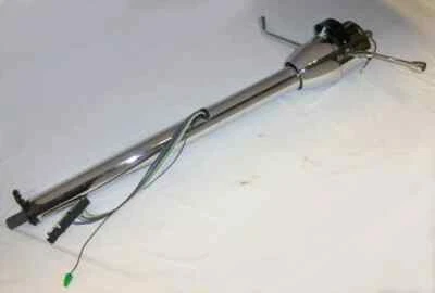 1935 - 1940 Ford Car Standard 32" Chrome Column Shift Tilt Steering Column 2" - Image 1 of 3