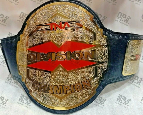 Customized TNA X DIVISION World Heavyweight Wrestling Championship Title Belt Cover