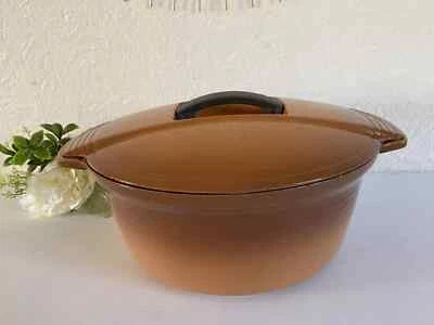 18⚜ Ancienne Marmite Cocotte Faitout Le Creuset France Fonte Émaillée Diam 29 Cm - Photo 1/4