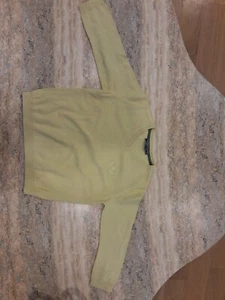 Bonpoint vintage pastel yellow v neck sweater pull on toddler kid spring, fall  - Picture 1 of 5