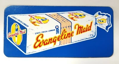 Pan de Criada Evangeline De Colección Grande 4.5" Imán Azul Louisiana Lafayette Rectángulo Foto 1 de 4