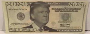 2020 Trump Presidential Novità Dollar Bills KEEP AMERICA GREAT {SPEDIZIONE GRATUITA} - Foto 1 di 2