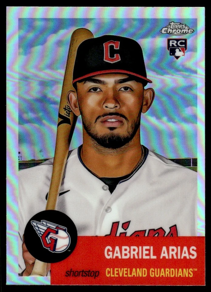 2022 Topps Chrome Platinum Refractor Gabriel Arias #99 R121 - Image 1 of 2