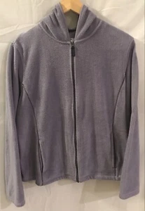 Horny Toad Womens Lavender Full Zip Fleece Hoodie Large - Picture 1 of 10