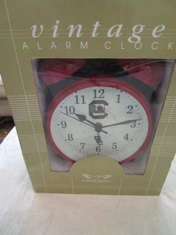 Eagles Wings Vintage  University of South Carolina Game Cocks Red Alarm Clock Ne Cover
