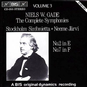 NIELS W. GADE CD Complete Symphonies, Volume 3 - BIS CD-355 - Imagen 1 de 2